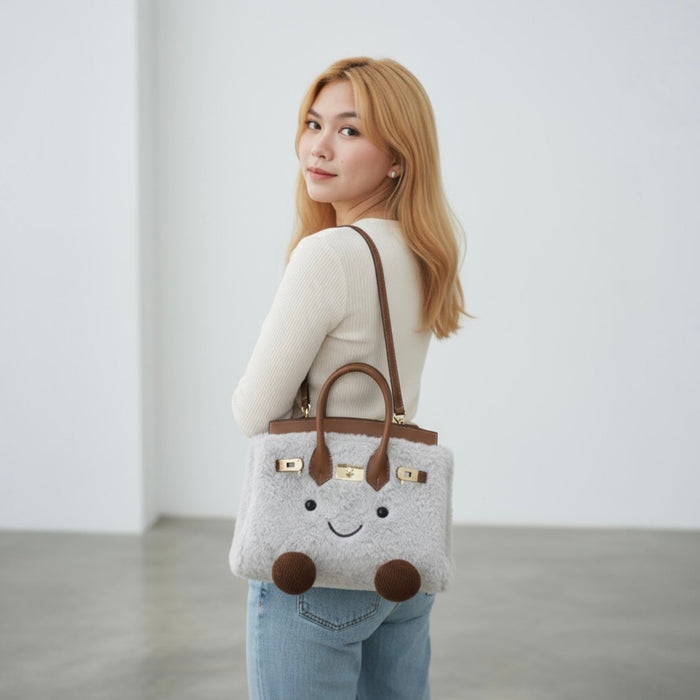 Jellycat Fur Bag Travellers Hat Boutique