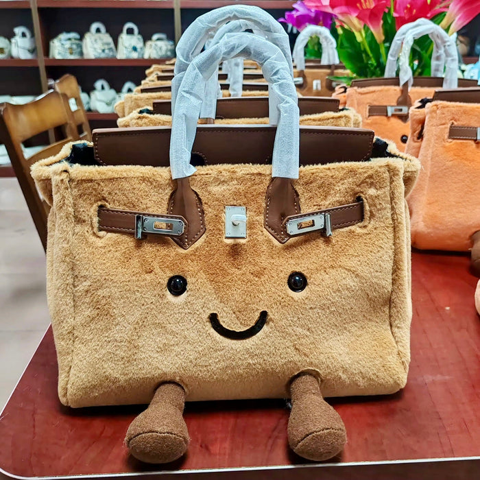 Jellycat Fur Bag Travellers Hat Boutique
