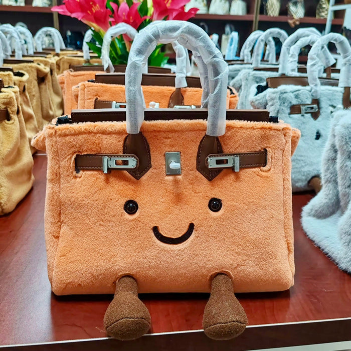 Jellycat Fur Bag Travellers Hat Boutique