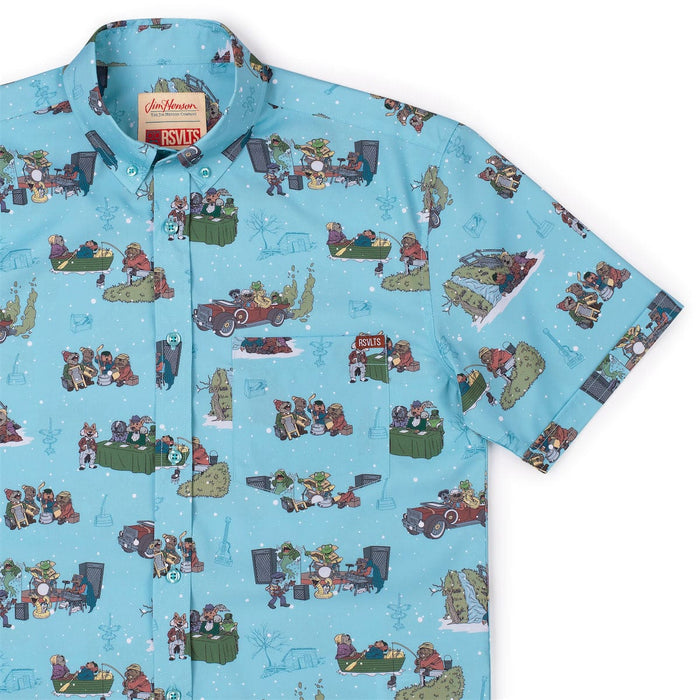 RSVLTS XS Jim Henson Short Sleeve Shirt Jim Henson "Emmet Otter Holiday" – KUNUFLEX Short Sleeve Shirt Jim Henson "Emmet Otter Holiday" – KUNUFLEX Short Sleeve Shirt