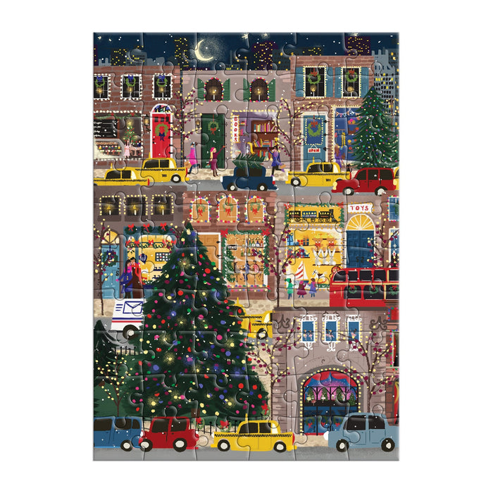 Joy Laforme Winter Lights Greeting Card Puzzle Greeting Card Puzzles Joy Laforme