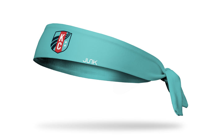 KC Current: Logo Blue Flex Tie Headband - View 1