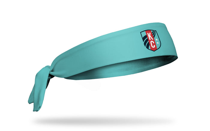 KC Current: Logo Blue Flex Tie Headband - View 2
