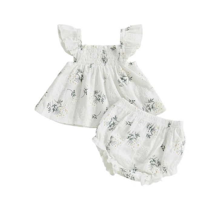 KEELY Floral Smocked Summer Outfit