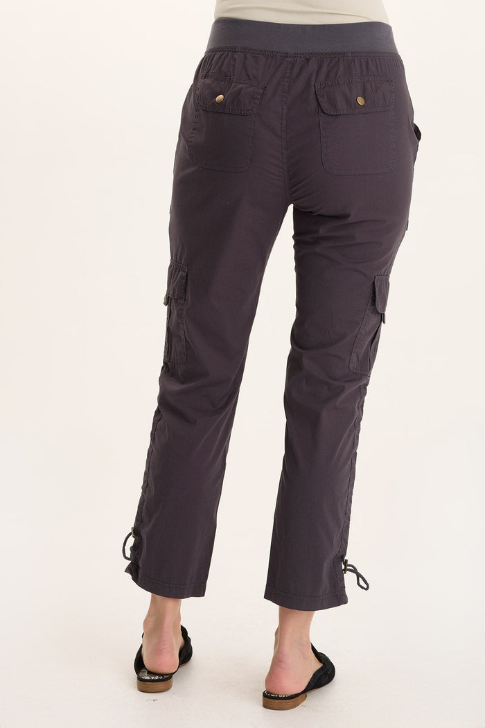 XCVI Keon Adjustable Cord Slim Leg Cargo Pant