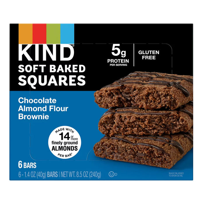 KIND 1.4 OZ Almond Flour Chocolate Brownie Snack Bars - 6 Count