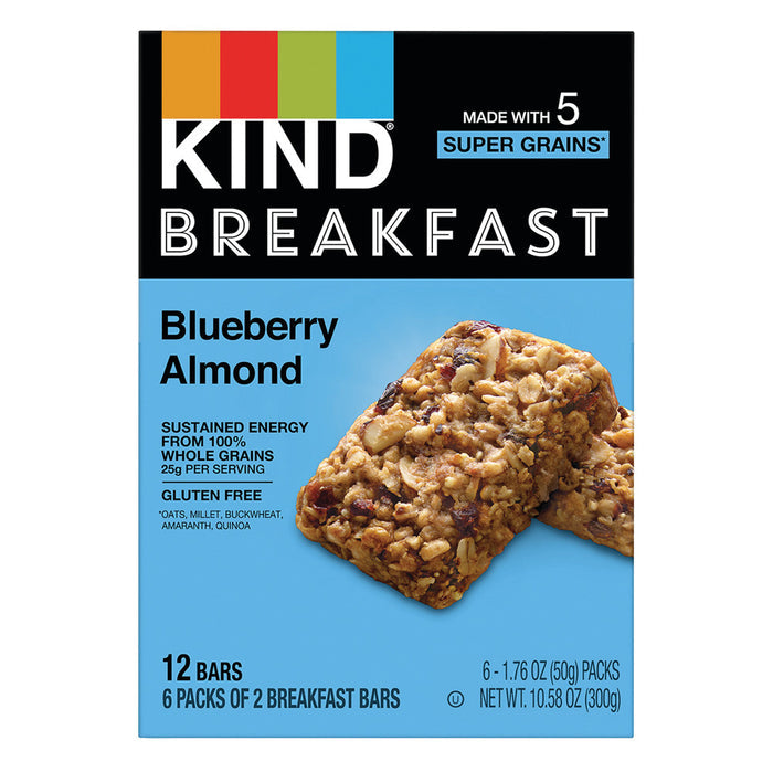 KIND Blueberry Almond Breakfast Bars - 5 Count