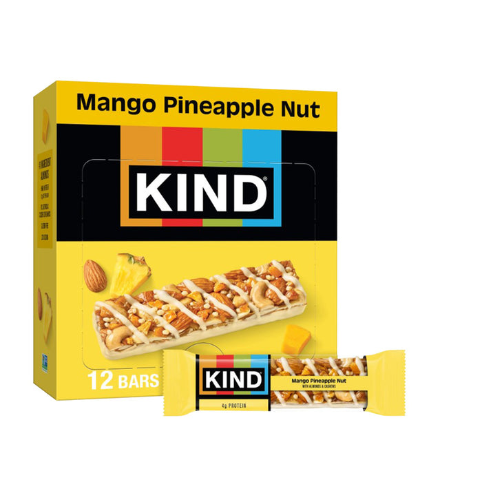 KIND Mango Pineapple Bar - 12 Count