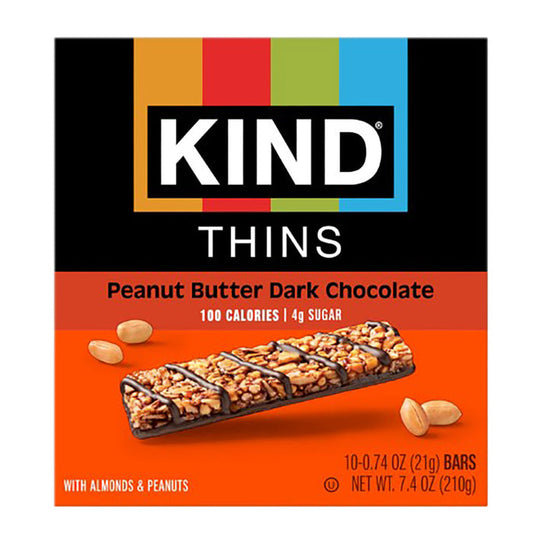 KIND Peanut Butter Dark Chocolate Thins Bars - 6 Count