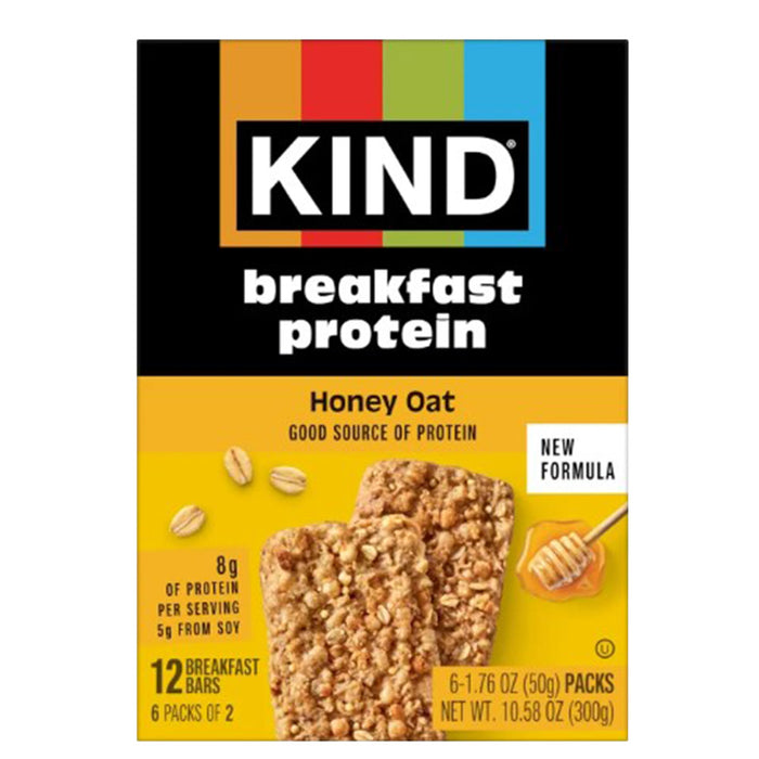 KIND Protein Honey Breakfast Bars - 6 Count