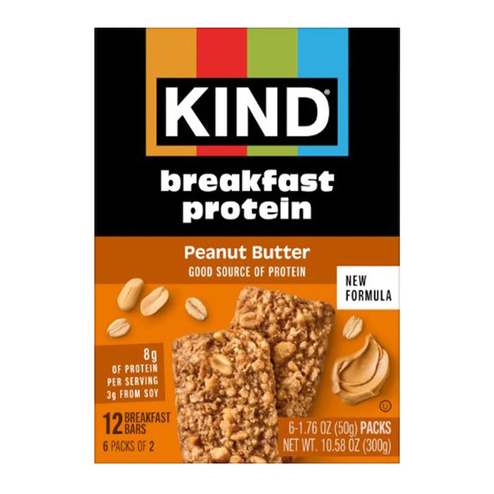 KIND Protein Peanut Butter Breakfast Bars - 6 Count - 10.58 OZ