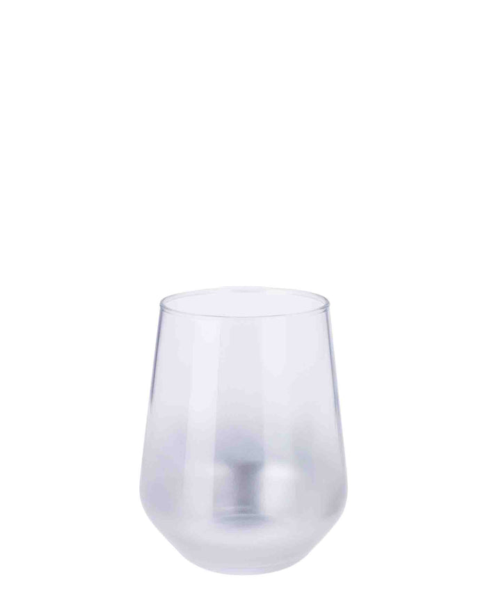 Kitchen Life 425ml Drinking Glass - Silver