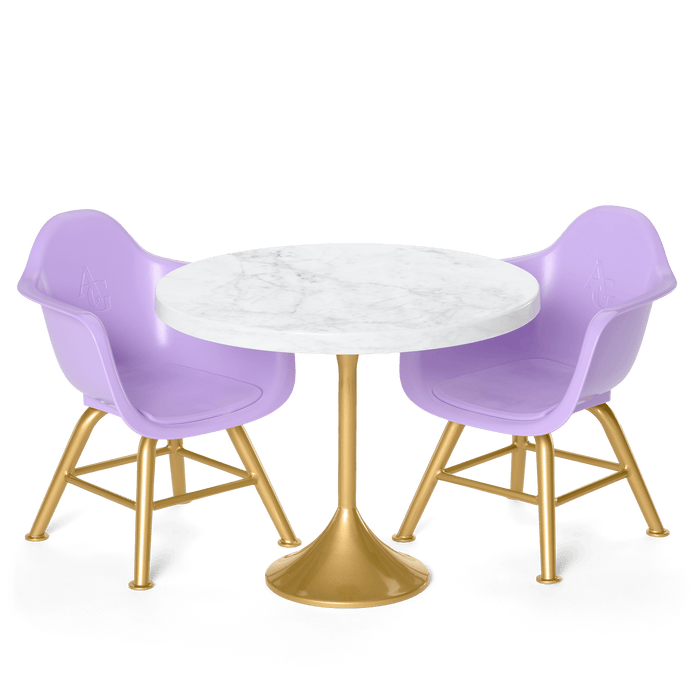 Kitchen Table for Two Set for 18-inch Dolls