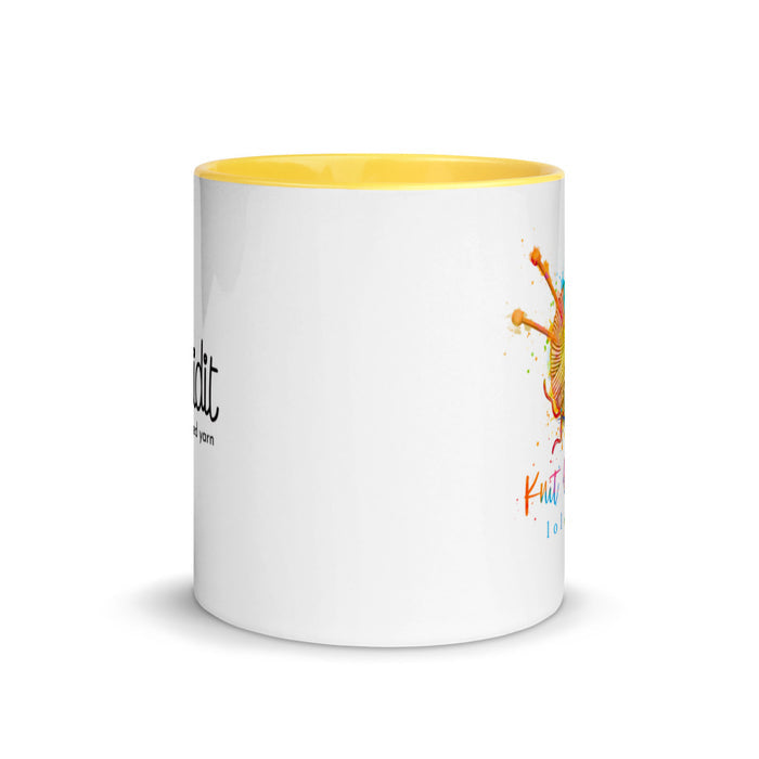 KNIT HAPPENS - Mug with Color Inside