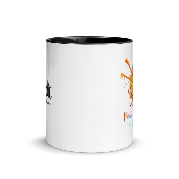 KNIT HAPPENS - Mug with Color Inside