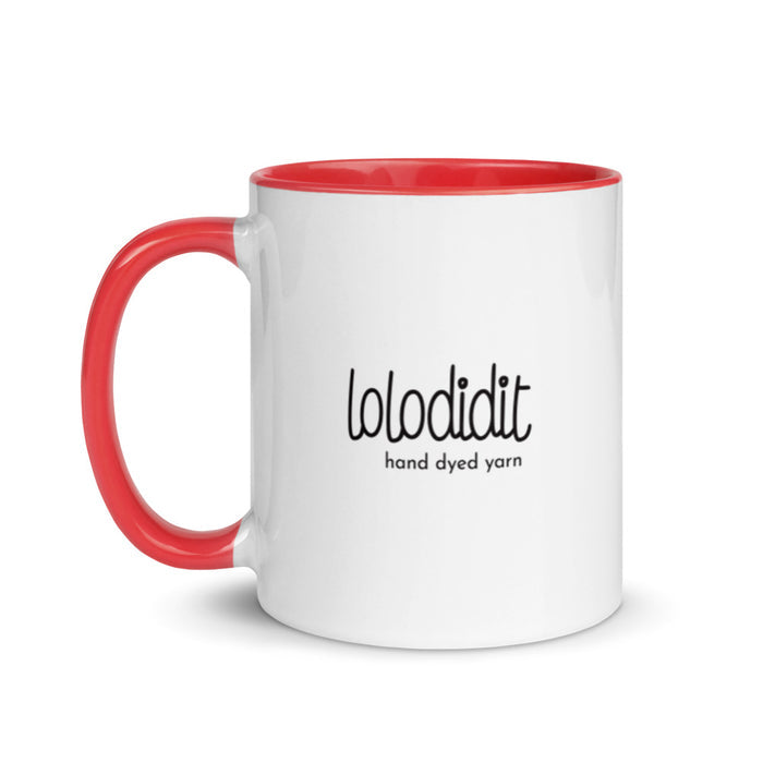 KNIT HAPPENS - Mug with Color Inside