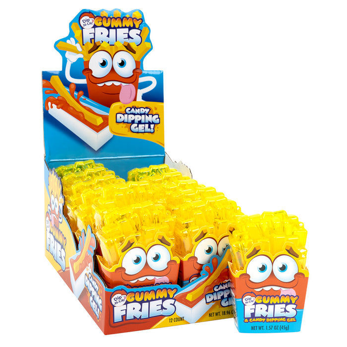 Koko's Candy Co Dip N Lik Gummy Fries Candy - 12 Count