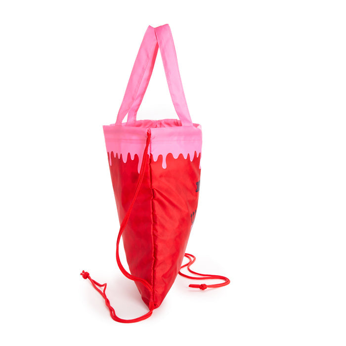 Kuromi Drawstring Backpack (Strawberry Treat Series) Bags NAKAJIMA CORPORATION