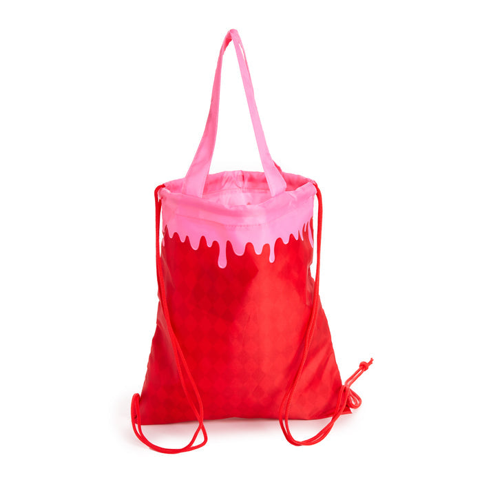 Kuromi Drawstring Backpack (Strawberry Treat Series) Bags NAKAJIMA CORPORATION