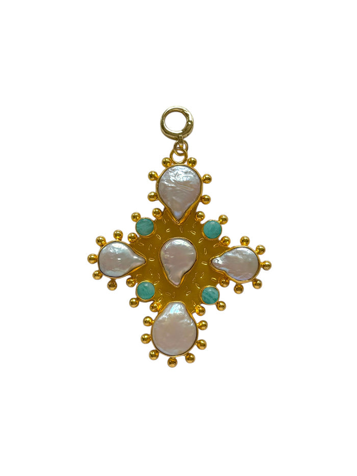 Laguna Cross Clip-On Charm