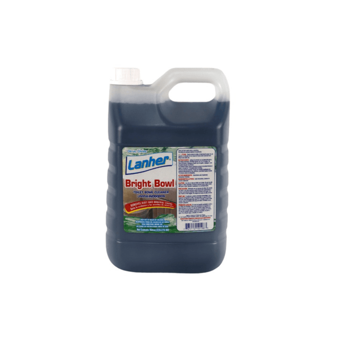 Lanher Bright Bowl Toilet Bowl Cleaner 4- Liter. It disinfects and deodorizes, leaving your toilet bowl sparkling clean mega