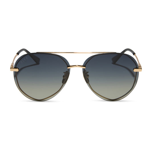 lenox gold and black and grey gradient polarized front