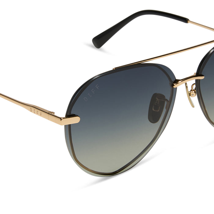 lenox gold and black and grey gradient polarized detail