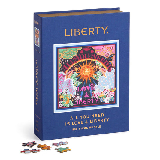 Liberty All You Need is Love 500 Piece Book Puzzle 500 Piece Puzzles Liberty of London Ltd