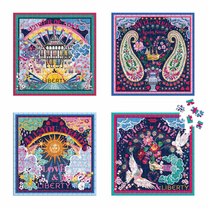 Liberty Power of Love Set of 4 Puzzles Liberty London