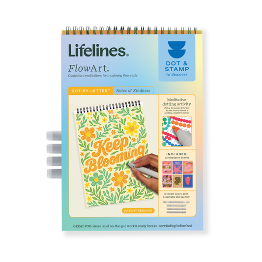 Lifelines FlowArt Dot-By-Letter - Everyday Inspiration - Meditative Art