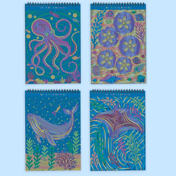 Lifelines FlowArt Dot-By-Letter - Into the Deep - Meditative Art
