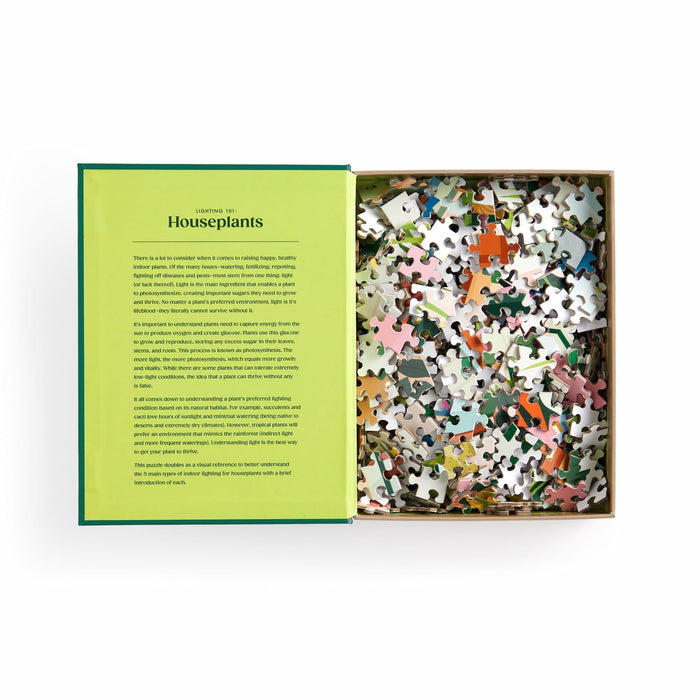 Lighting 101: Houseplants 500 Piece Book Puzzle EUREKARTStudio