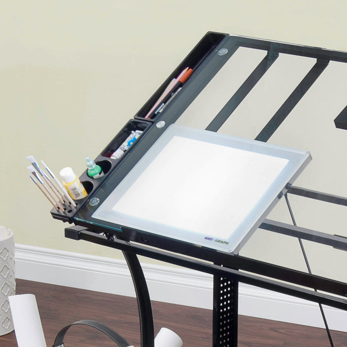 LightPad Support Bars - Black (2pc Metal Bars to Hold LightPad) - 10074