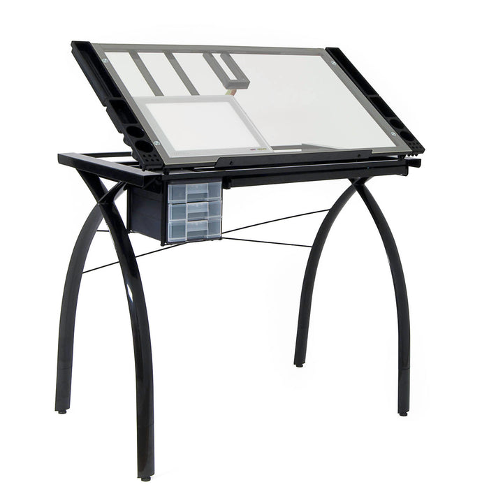 LightPad Support Bars - Black (2pc Metal Bars to Hold LightPad) - 10074