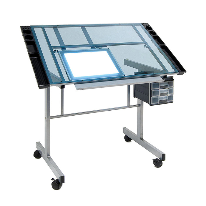 LightPad Support Bars - Silver (2pc Metal Bars to Hold LightPad) - 10049