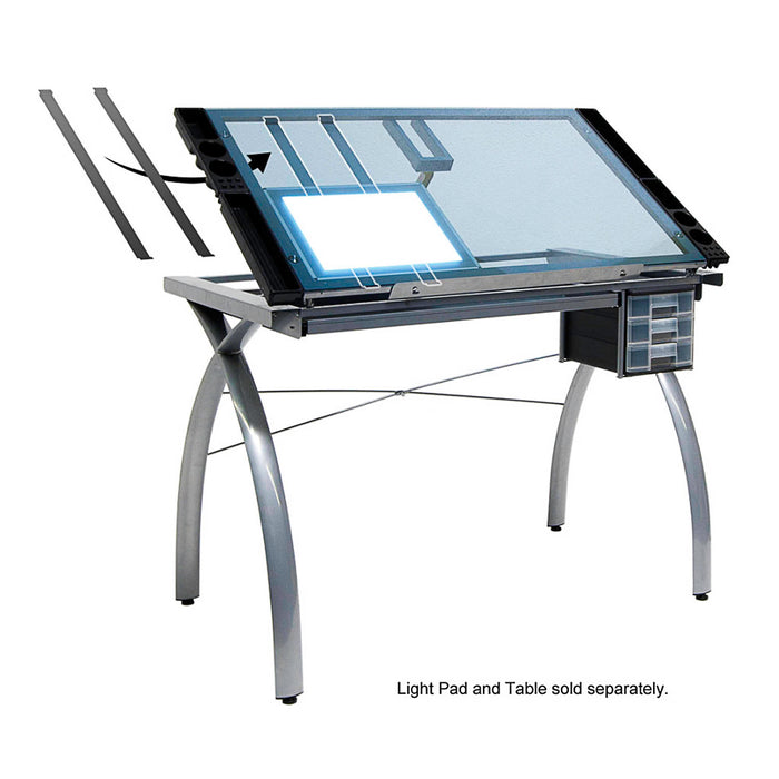 LightPad Support Bars - Silver (2pc Metal Bars to Hold LightPad) - 10049