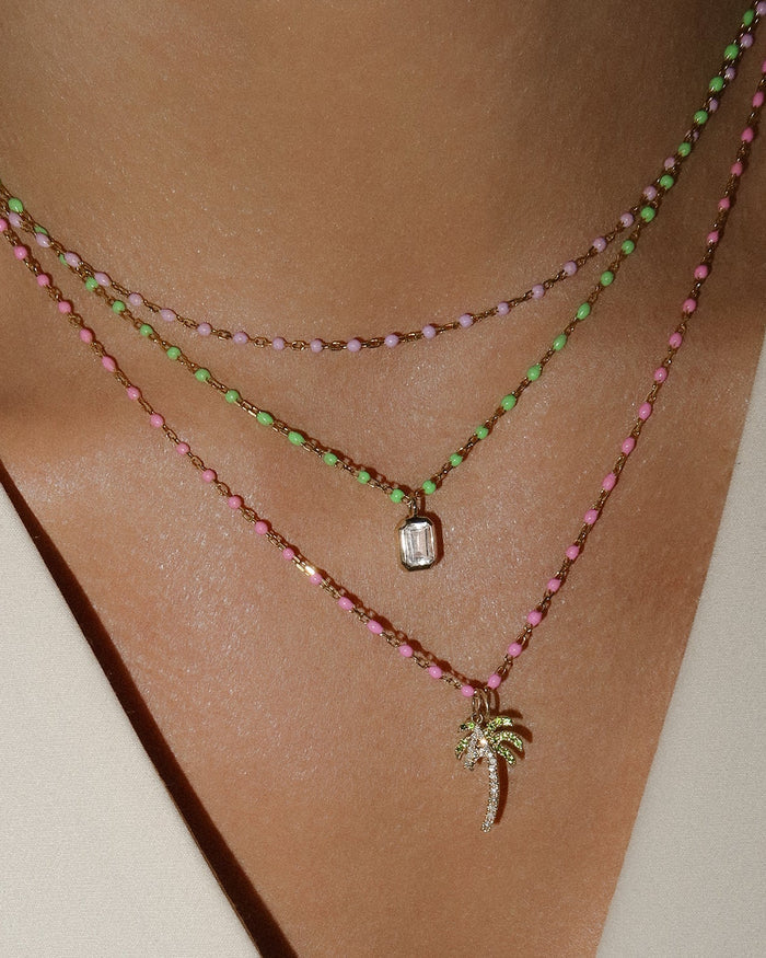 Lilac Candy Chain Necklace