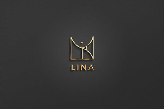 LINA - Name Logo Design | Instant Download | Premade Logo | Minimalist Design