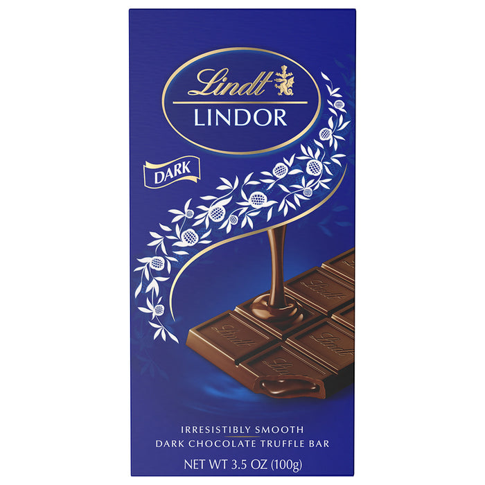 Lindt Lindor Dark Chocolate Truffle Candy Bar - 12 Count