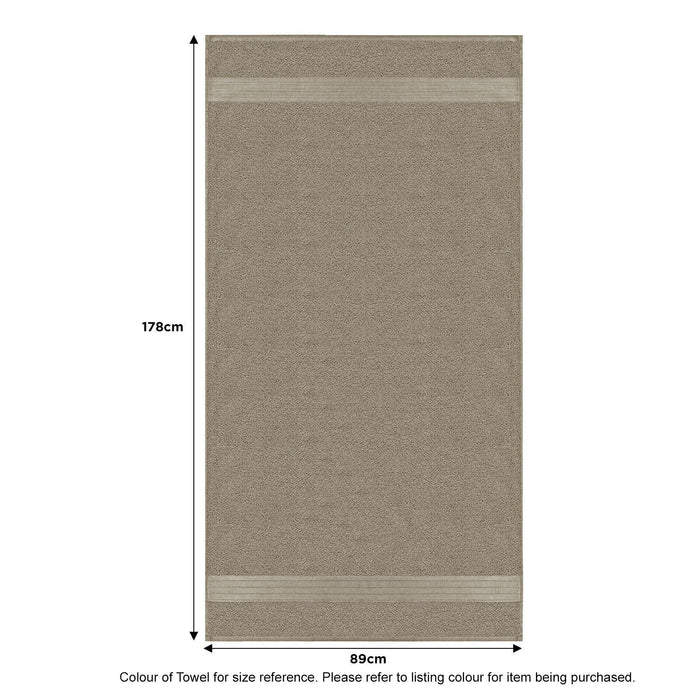 Linenland Extra Large Bath Sheet Towel 89 x 178cm - Coral -Home Living Store - -