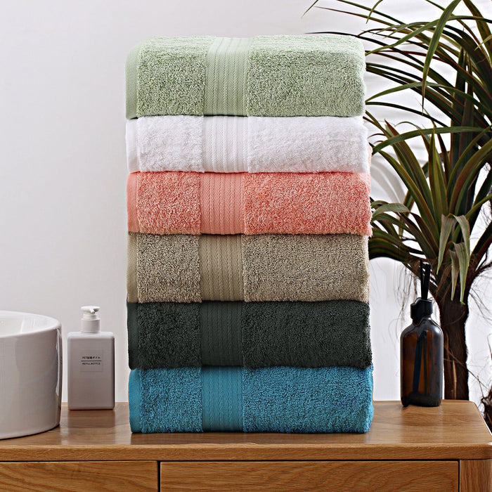 Linenland Extra Large Bath Sheet Towel 89 x 178cm - White -Home Living Store - -
