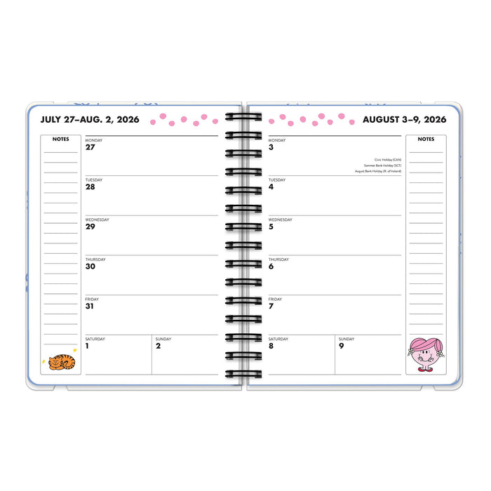Little Miss Boss Lady 2027 Deluxe Compact Flexi Planner Stationery Orange Circle Studio