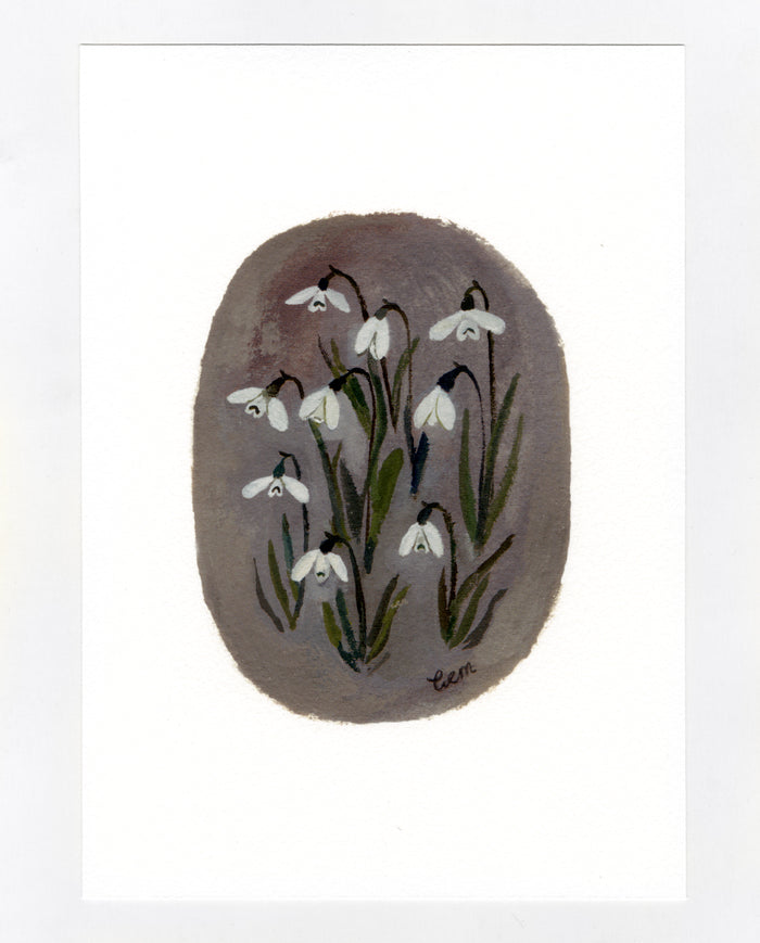 Little Snowdrops print