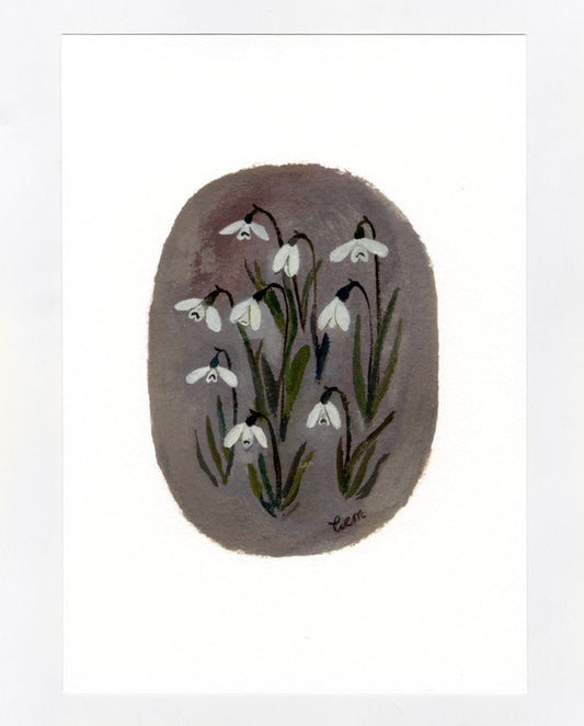 Little Snowdrops print