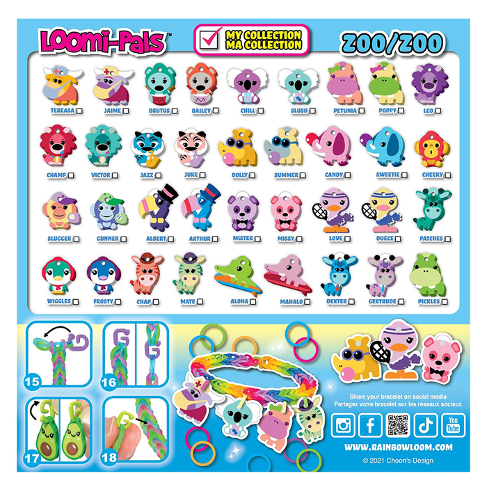 Loomi-Pals® Charm Bracelet Kit - Zoo