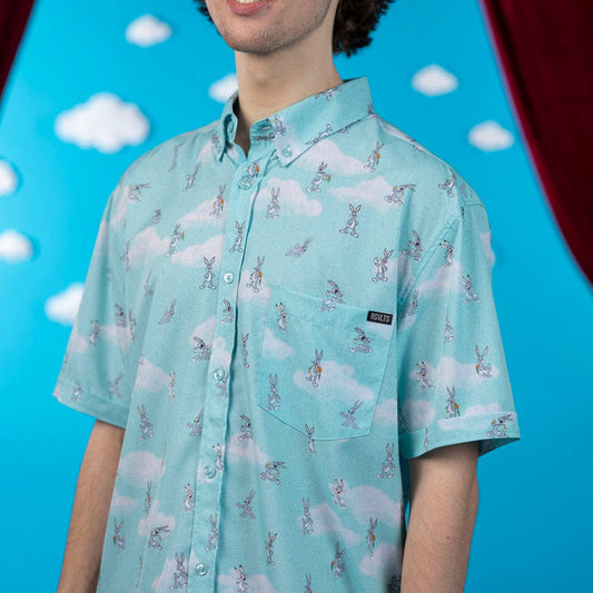 RSVLTS Looney Tunes Short Sleeve Shirt Looney Tunes "The Ehhh-volution of Bugs" – KUNUFLEX Short Sleeve Shirt