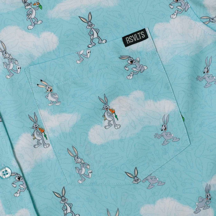 RSVLTS Looney Tunes Short Sleeve Shirt Looney Tunes "The Ehhh-volution of Bugs" – KUNUFLEX Short Sleeve Shirt