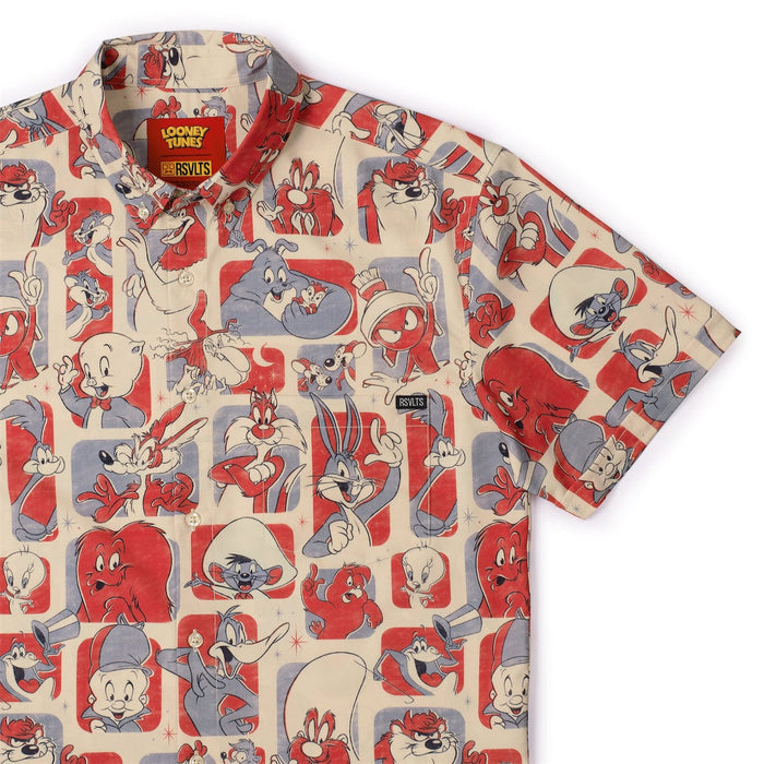 RSVLTS XS Looney Tunes Short Sleeve Shirt Looney Tunes "Tunes and Melodies" – KUNUFLEX Short Sleeve Shirt