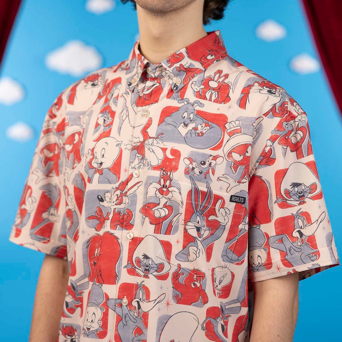 RSVLTS Looney Tunes Short Sleeve Shirt Looney Tunes "Tunes and Melodies" – KUNUFLEX Short Sleeve Shirt