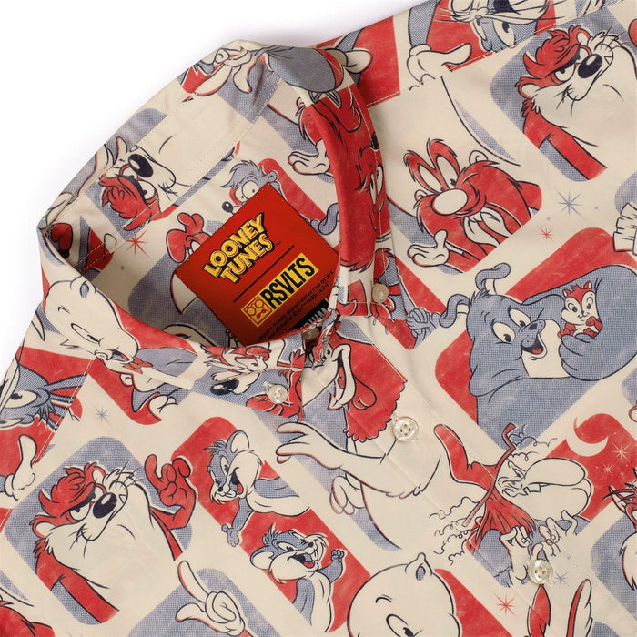 RSVLTS Looney Tunes Short Sleeve Shirt Looney Tunes "Tunes and Melodies" – KUNUFLEX Short Sleeve Shirt